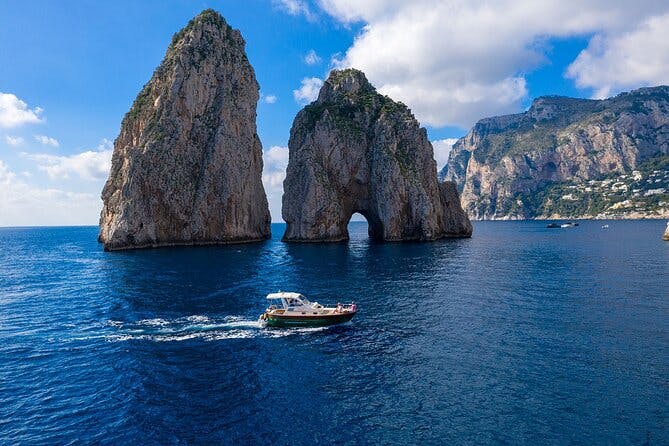 Capri Island & Blue Grotto Small Group Boat Tour From Positano