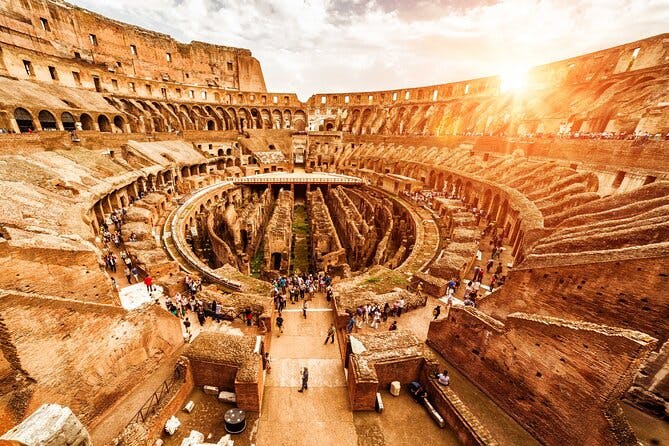 Colosseum with Arena and Multimedia Video