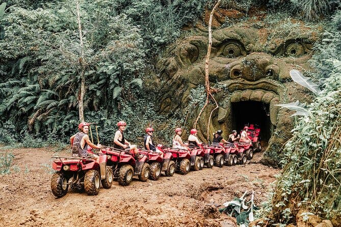 ATV Quad Bike Bali with Waterfall Gorilla Cave and Lunch